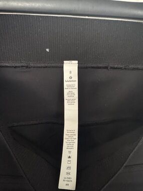 lululemon athletica Black V-Waist Performance Leggings